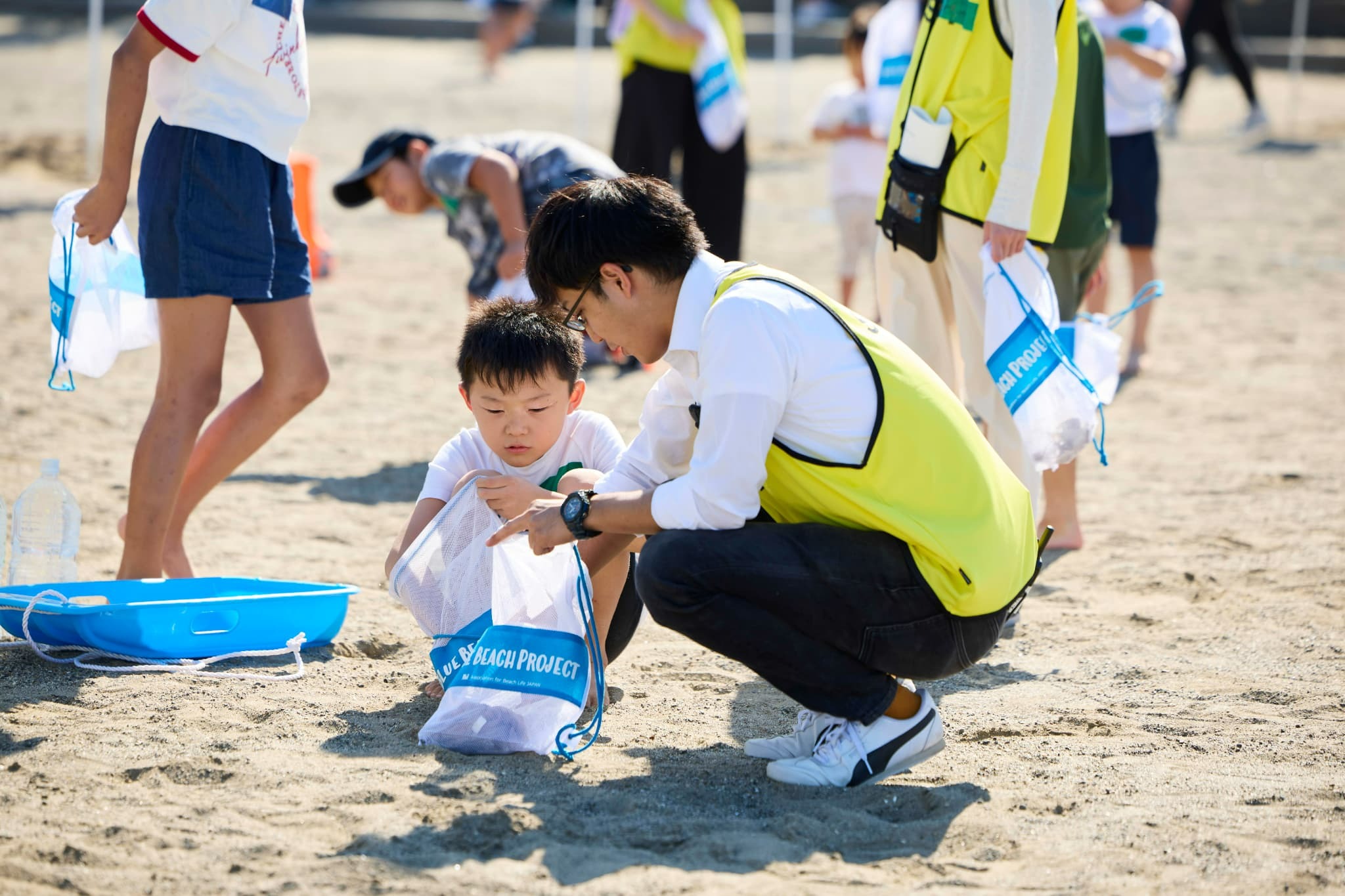第53回川崎みなと祭り「ちびっこはだし運動会」運営ボランティア